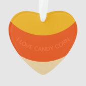 I Liebe Candy Mais Halloween Ornament (Rückseite)