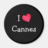 I Liebe Cannes Magnet (Vorne)