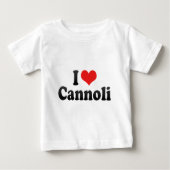 I Liebe Cannoli Baby T-shirt (Vorderseite)