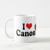 I Liebe Canon Kaffeetasse (Links)