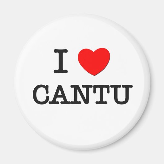 I Liebe Cantu Magnet (Vorne)
