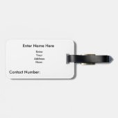 I Liebe CAPE BRETON Personalisiert Travel Tag, Gepäckanhänger (Rückseite horizontal)