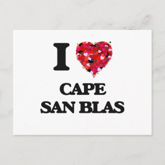 I Liebe Cape San Blas Florida Postkarte