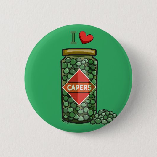 I Liebe Capers Button (Vorderseite)