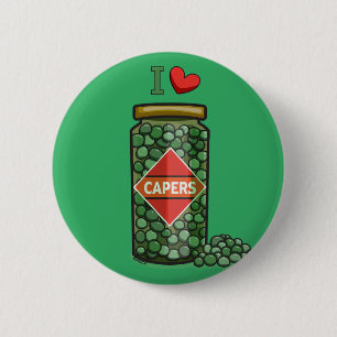 I Liebe Capers Button