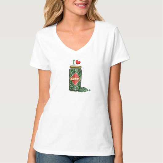 I Liebe Capers T-Shirt (Vorderseite)