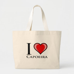 I Liebe Capoeira Jumbo Stoffbeutel