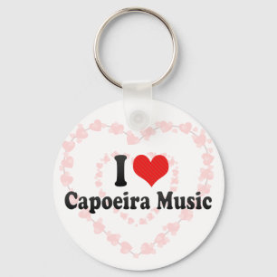 I Liebe Capoeira Music Schlüsselanhänger