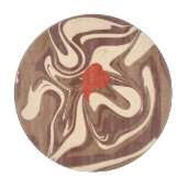 I Liebe Cappuccino Schneidebrett (Vorderseite)