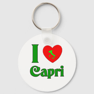 I Liebe Capri Italien Schlüsselanhänger
