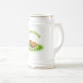 I Liebe Capybaras Bierglas (VorderseiteRechts)