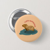 I Liebe Capybaras Button (Vorne & Hinten)