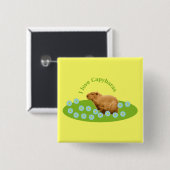 I Liebe Capybaras Button (Vorne & Hinten)