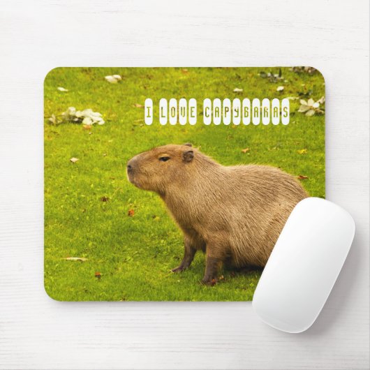 I Liebe Capybaras Mousepad (Mit Mouse)