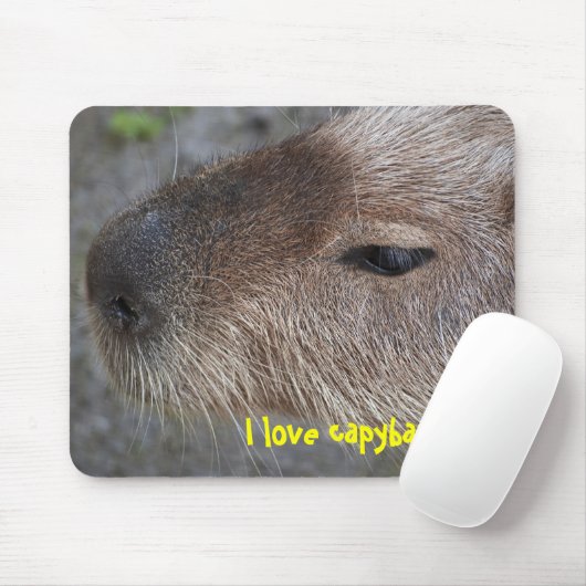 I Liebe Capybaras Mousepad (Mit Mouse)
