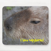 I Liebe Capybaras Mousepad (Vorne)