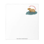 I Liebe Capybaras Notepad Notizblock (Vorderseite)
