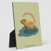 I Liebe Capybaras Plaque Fotoplatte (Seite)