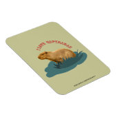 I Liebe Capybaras Premium Magnet (Rechte Seite)