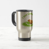 I Liebe Capybaras Reisebecher (Vorderseite Links)