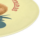 I Liebe Capybaras Schneidebrett (Ecke)
