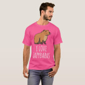 I Liebe Capybaras T-Shirt (Vorne ganz)