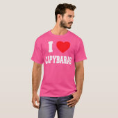 I Liebe Capybaras T-Shirt (Vorne ganz)
