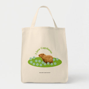 I Liebe Capybaras Tragetasche