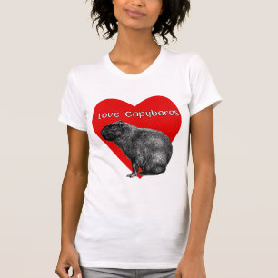 I Liebe Capybaras Women's Basic T-Shirt