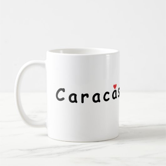 I Liebe Caracas Kaffeetasse (Links)