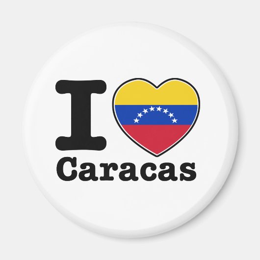 I Liebe Caracas Magnet (Vorne)