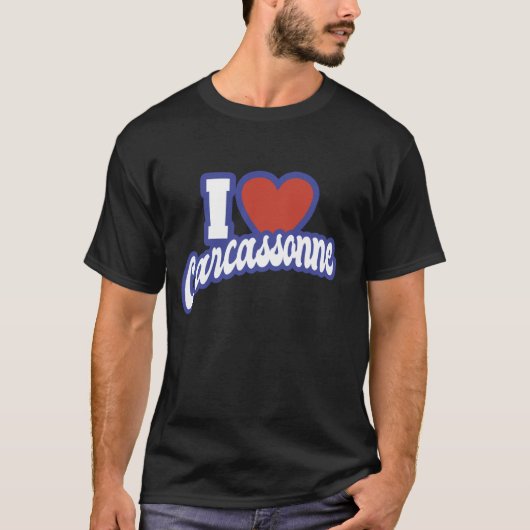 I Liebe Carcassonne T-Shirt (Vorderseite)
