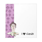 I Liebe Cards Notepad Notizblock (Vorderseite)