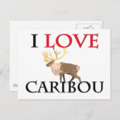 I Liebe Caribbean Postkarte (Vorne/Hinten)