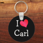 I Liebe Carl Schlüsselanhänger (Vorderseite)