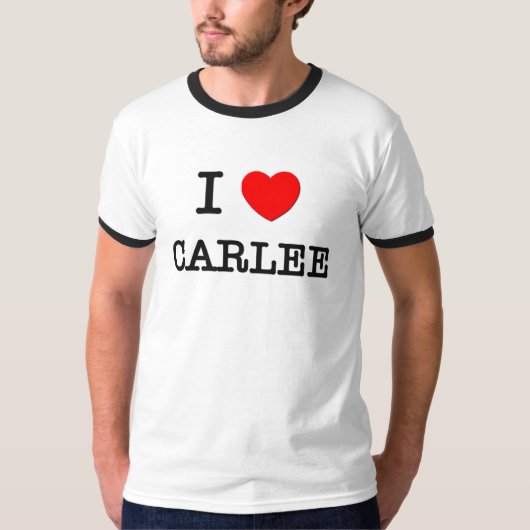 I Liebe Carlee T-Shirt (Vorderseite)