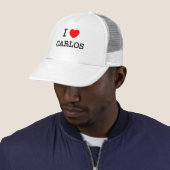 I Liebe Carlos Truckerkappe (Beispiel)