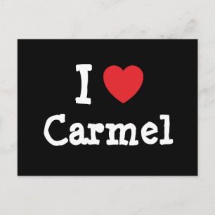I Liebe Carmel T - Shirt Postkarte