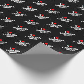 I LIEBE-CAROLINA-NOPPE GESCHENKPAPIER (Ecke)