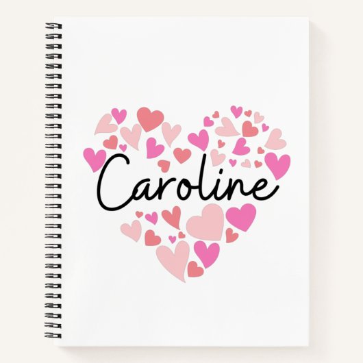 I Liebe Caroline Notizblock (Vorderseite)