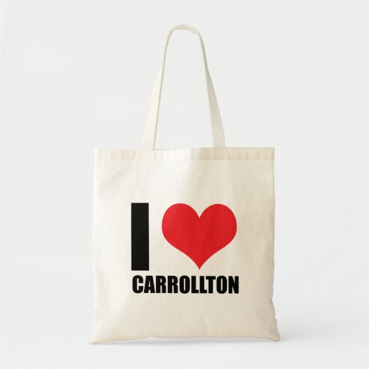 I Liebe Carrollton Tragetasche (Vorne)