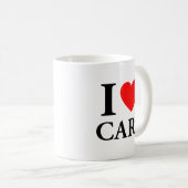 I Liebe Cars Kaffeetasse (VorderseiteRechts)