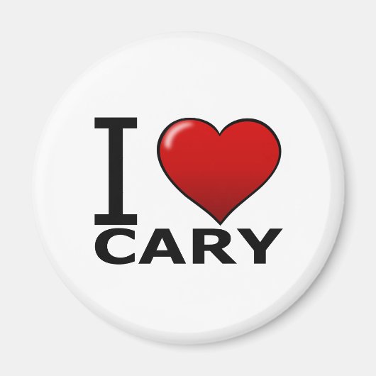I LIEBE CARY, NC - NORDCAROLINA MAGNET (Vorne)