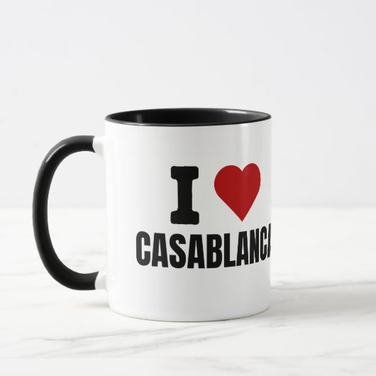 I Liebe casablanca - I heart casablanca morocco Tasse (Links)
