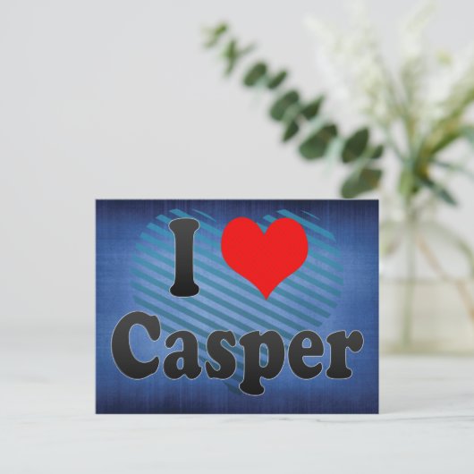 I Liebe Casper, Staaten Postkarte (Stehend Vorderseite)