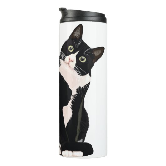 I Liebe Cat Thermosbecher (Nach rechts gedreht)