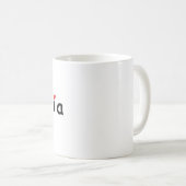 I Liebe Catania Italien Kaffeetasse (VorderseiteRechts)