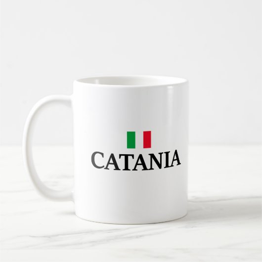I Liebe Catania Italien Kaffeetasse (Links)