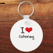 I LIEBE CATERING SCHLÜSSELANHÄNGER (Vorderseite)