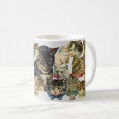 "I Liebe Cats" Collage Tasse (VorderseiteRechts)